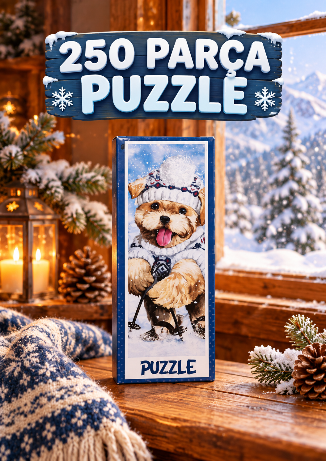 250 Parça Puzzle Happy Dog